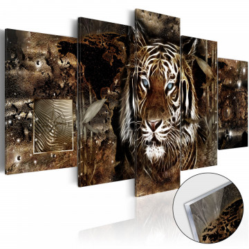 Imagine pe sticlă acrilică - Guard of the Jungle [Glass] - Img 1