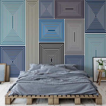 Modern Abstract Pattern Photo Wallpaper Wall Mural - Img 4