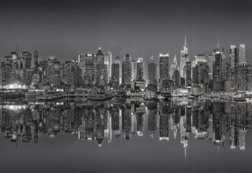 New York – Reflexie în Apă, Alb-Negru - Img 7