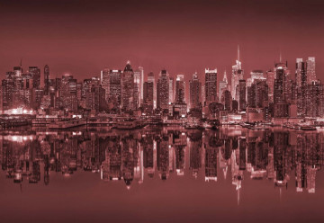New York – Reflexie în Apă, Roșu - Img 3