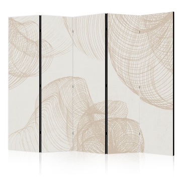 Paravan - Beige shapes on a light background - Img 1