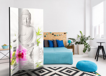 Paravan - Buddha and Orchids [Room Dividers] - Img 2