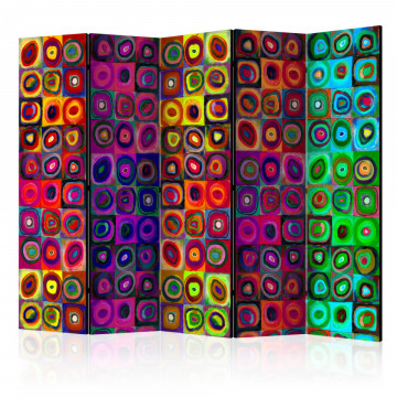 Paravan - Colorful Abstract Art II [Room Dividers] - Img 1