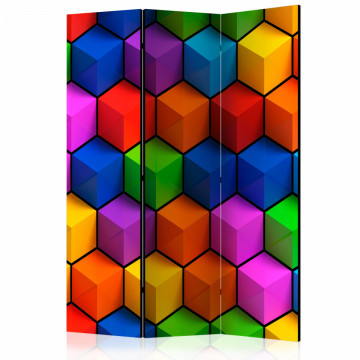 Paravan - Colorful Geometric Boxes [Room Dividers] - Img 1