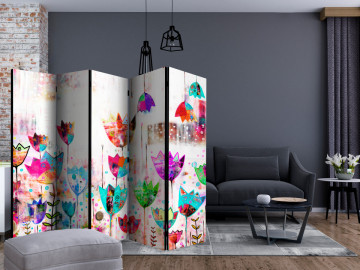 Paravan - Colorful tulips II [Room Dividers] - Img 2