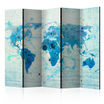 Paravan - Cruising and sailing - The World map II [Room Dividers] - Img 1