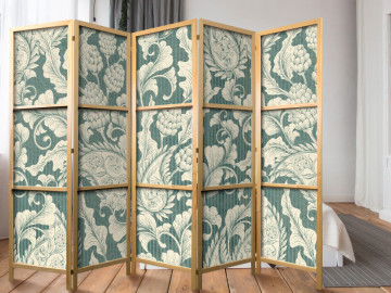Paravan japonez - Sage Green Flourishes - Img 2
