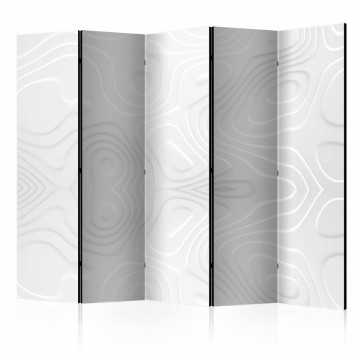 Paravan - Room divider - White waves II - Img 1