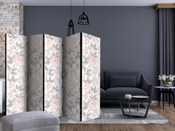 Paravan - Watercolor Roses II [Room Dividers] - Img 2