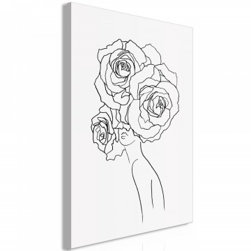 Tablou - Fancy Roses (1 Part) Vertical - Img 1