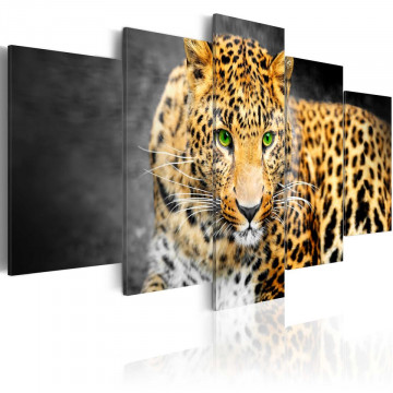 Tablou - Green-eyed leopard - Img 1