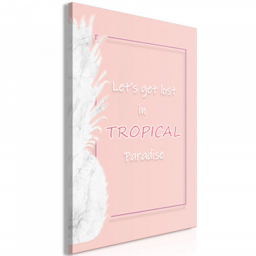 Tablou - Let's Get Lost in Tropical Paradise (1 Part) Vertical - Img 2