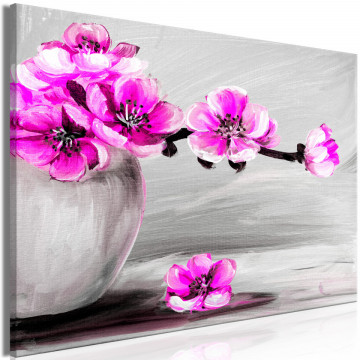 Tablou - Lightness of Light (1 Part) Wide Pink - Img 1