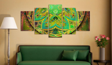 Tablou - Mandala: Green Energy - Img 4