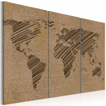 Tablou - Notes from the World - triptych - Img 1