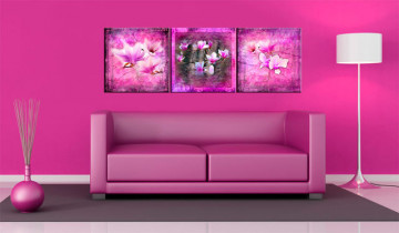 Tablou - Pink magnolia flowers - Img 2