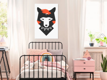Tablou - Polite Fox (1 Part) Vertical - Img 1