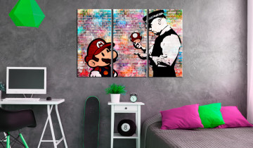 Tablou - Rainbow Brick (Banksy) - Img 2