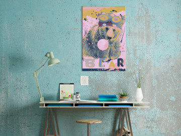 Tablou - Teddy Bear and Balloon (1 Part) Vertical - Img 2