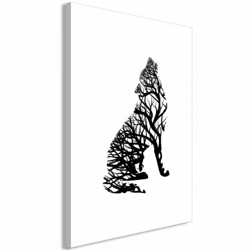 Tablou - Wolf Trail (1 Part) Vertical - Img 1