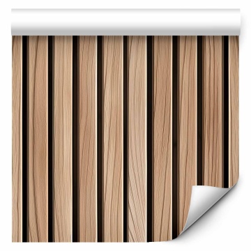 Tapet - Dark Walnut Slats - Img 4