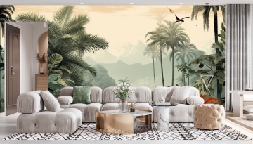 Tapet Personalizat Peisaj din Epoca Exotică – Eleganță Vintage și Rafinament Exotic - Img 4