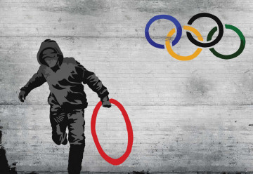 Banksy Graffiti Concrete Photo Wallpaper Wall Mural - Img 6