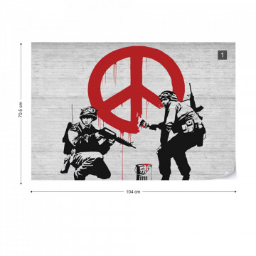 Banksy Graffiti Photo Wallpaper Wall Mural - Img 10