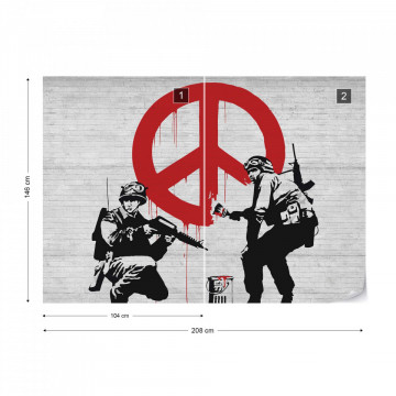 Banksy Graffiti Photo Wallpaper Wall Mural - Img 11