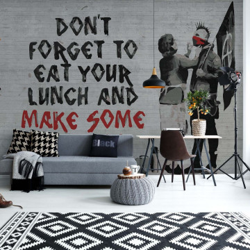 Banksy Graffiti Photo Wallpaper Wall Mural - Img 2