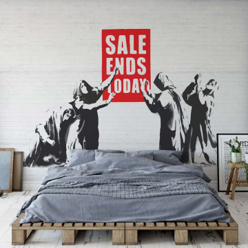 Banksy Graffiti Photo Wallpaper Wall Mural - Img 2