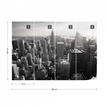 Empire State Building – Vedere de Ansamblu, Alb-Negru - Img 8
