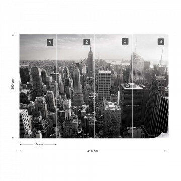 Empire State Building – Vedere de Ansamblu, Alb-Negru - Img 17