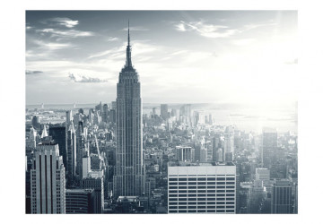 Fototapet - Amazing view to New York Manhattan at sunrise - Img 2