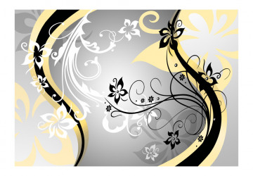Fototapet - Art-flowers (yellow) - Img 2