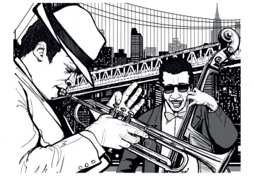 Fototapet - New York, music, jazz... - Img 2