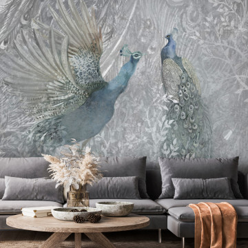 Fototapet - Peacocks Dancing - Second Variant - Img 1
