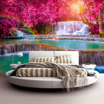 Fototapet - Pink Cascades - Img 1