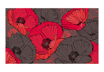 Fototapet - Pleated poppies - Img 2