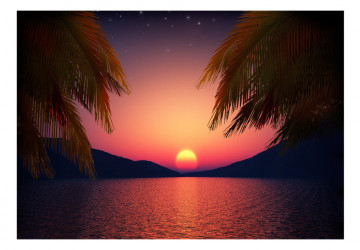 Fototapet - Romantic evening on the beach - Img 2