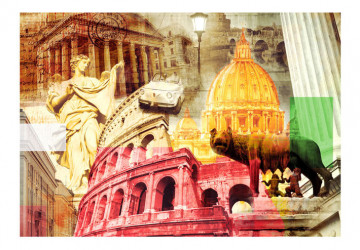Fototapet - Rome - collage - Img 4