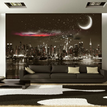 Fototapet - Starry Night Over NY - Img 1