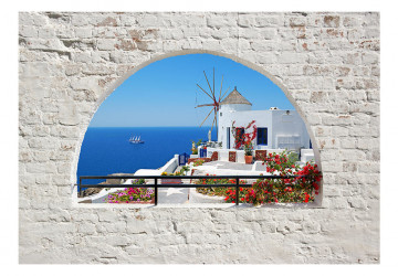 Fototapet - Summer in Santorini - Img 2