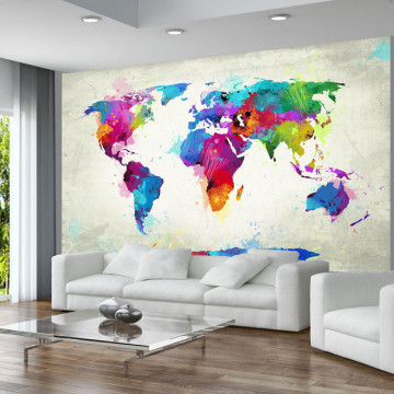 Fototapet - The map of happiness - Img 1