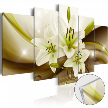 Imagine pe sticlă acrilică - Modern Lily [Glass] - Img 1