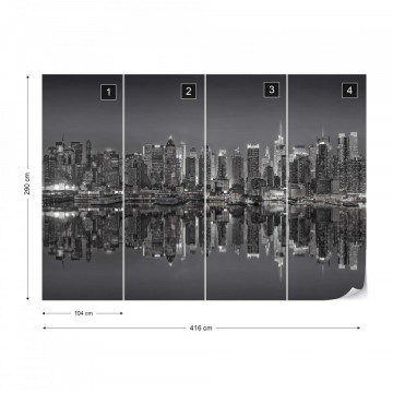 New York – Reflexie în Apă, Alb-Negru - Img 17