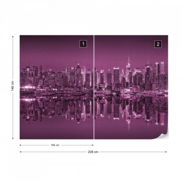 New York – Reflexie în Apă, Violet - Img 14