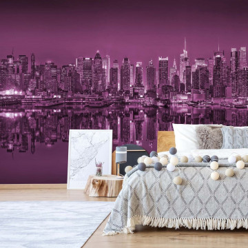 New York – Reflexie în Apă, Violet - Img 2