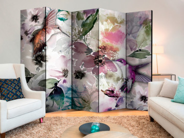Paravan - Nature in Watercolor II [Room Dividers] - Img 2