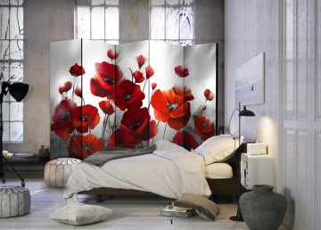Paravan - Poppies in the Moonlight II [Room Dividers] - Img 2